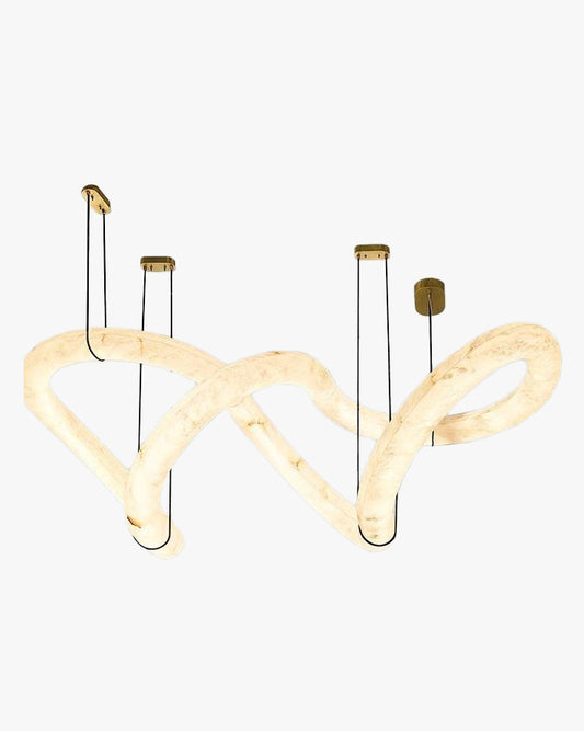 WOMO Infinity Large Alabaster Chandelier-WM2883