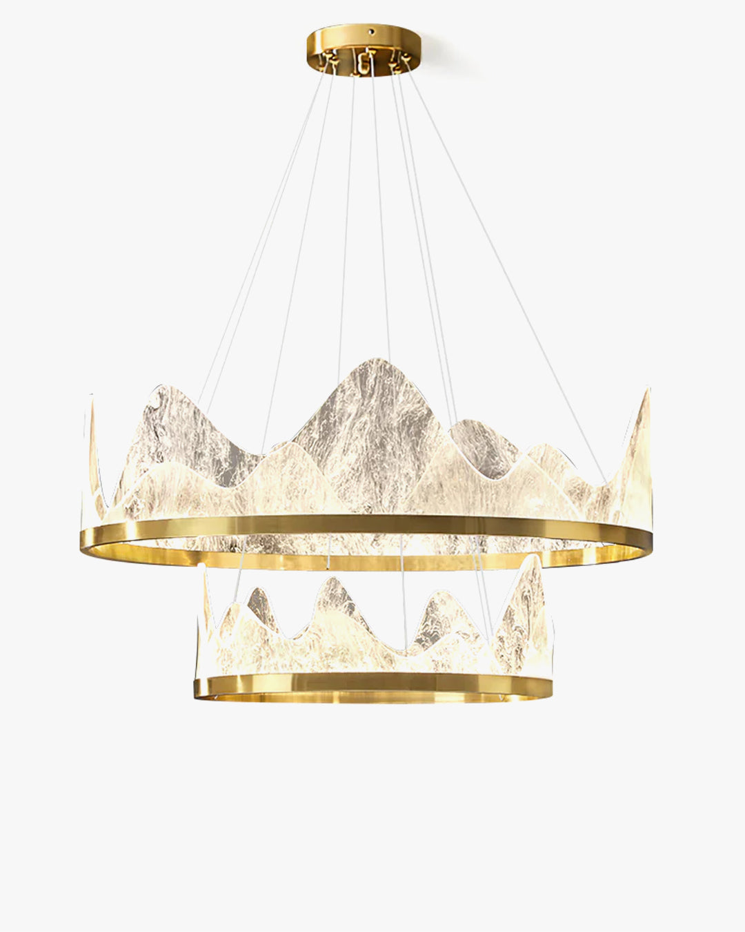 WOMO Wavy Round Chandelier-WM2361