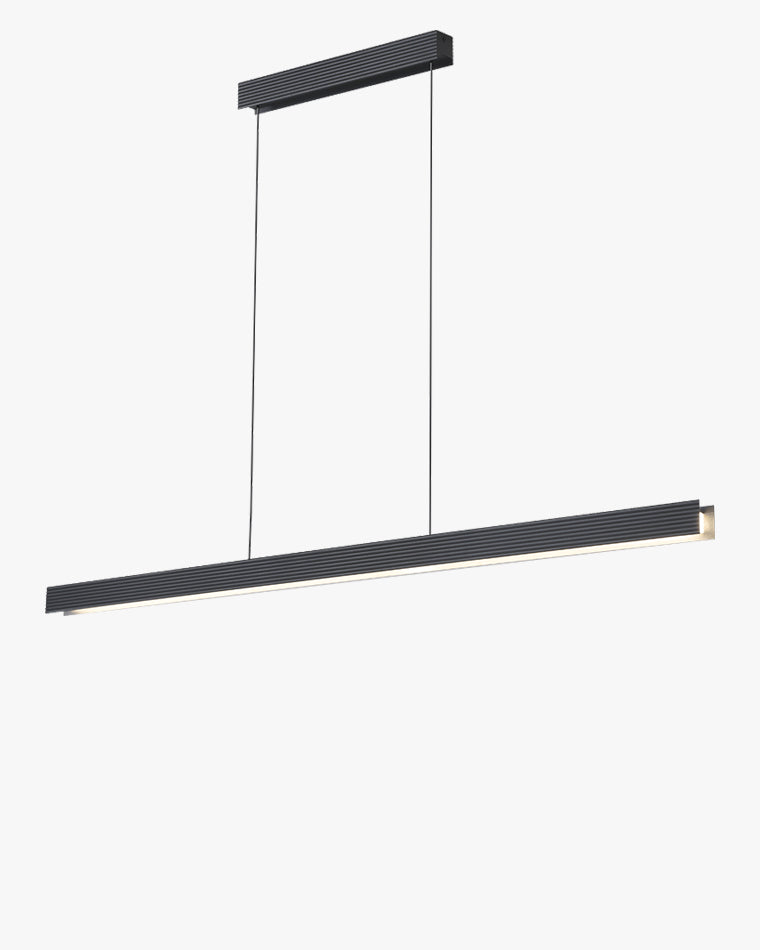 WOMO Contemporary Black Linear Led Pendant Light-WM2281