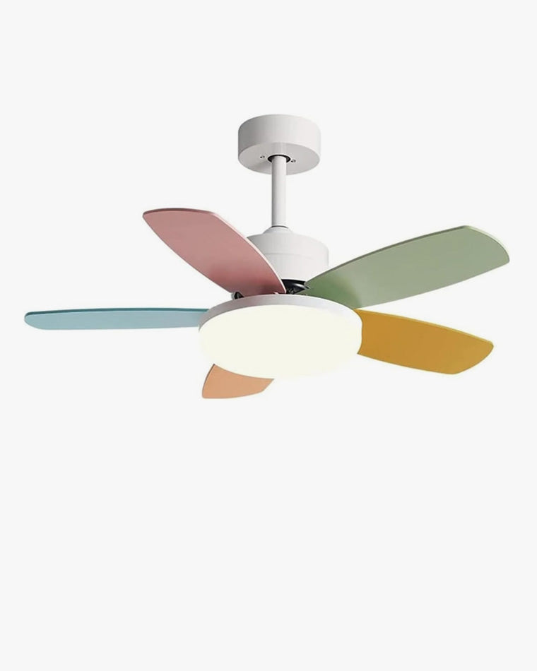 WOMO 5 Blade Scandi Ceiling Fan Lamp-WM5089