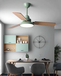 WOMO 3 Wood Blade Ceiling Fan Lamp - WM5269