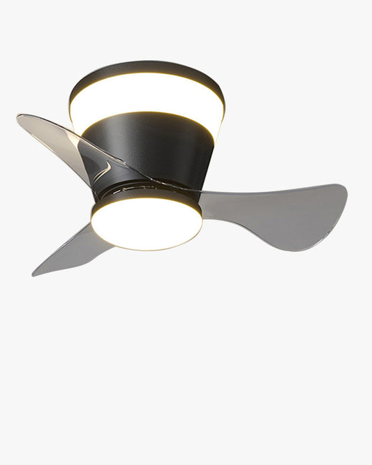 WOMO Small Low Profile Ceiling Fan Lamp-WM5084