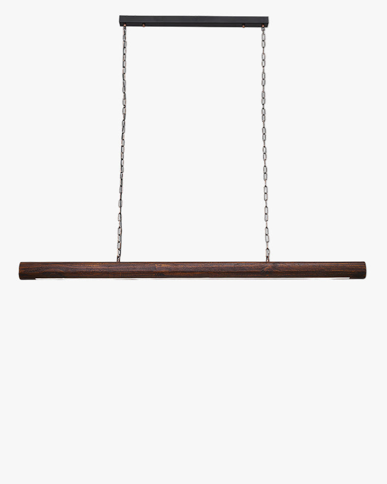 WOMO Walnut Linear Led Pendant Light-WM2521