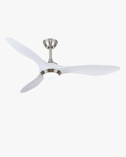 WOMO Coastal White Large Ceiling Fan Lamp-WM5055