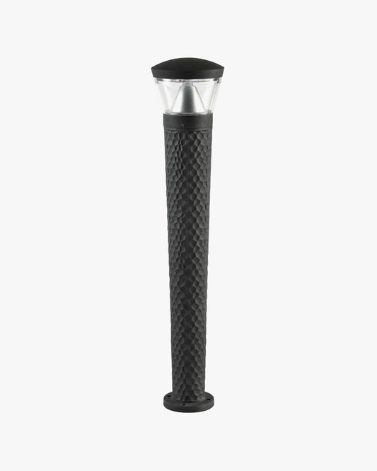 WOMO Black Pathway Bollard Light-WM9110