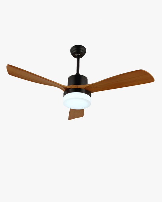 WOMO Mid Century Modern Ceiling Fan Lamp-WM5118