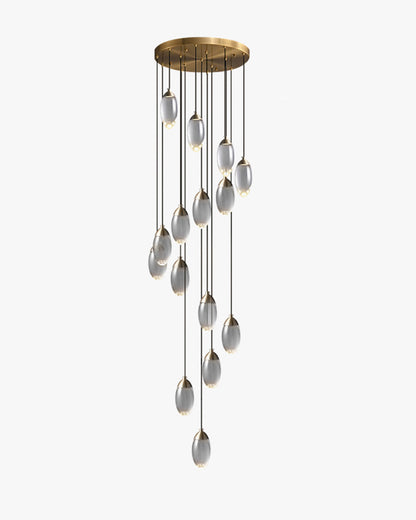 WOMO Crystal Rain Chandelier-WM2733