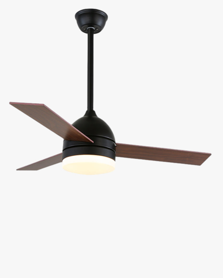 WOMO 3 Wood Blade Ceiling Fan Lamp-WM5001