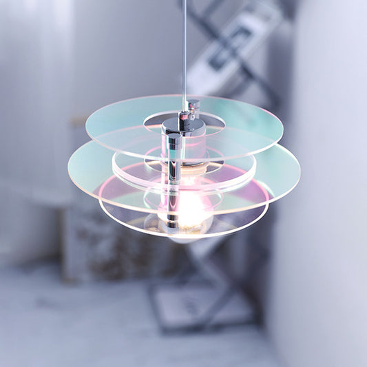 WOMO Space Age Flying Saucer Pendant Light-WM2098