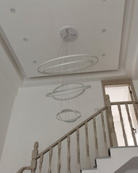 WOMO Tiered Ring LED Chandelier-WM2159