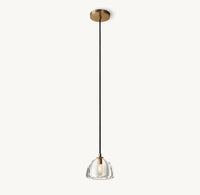 WOMO 7 Inch Crystal Pendant Light - Hemisphere