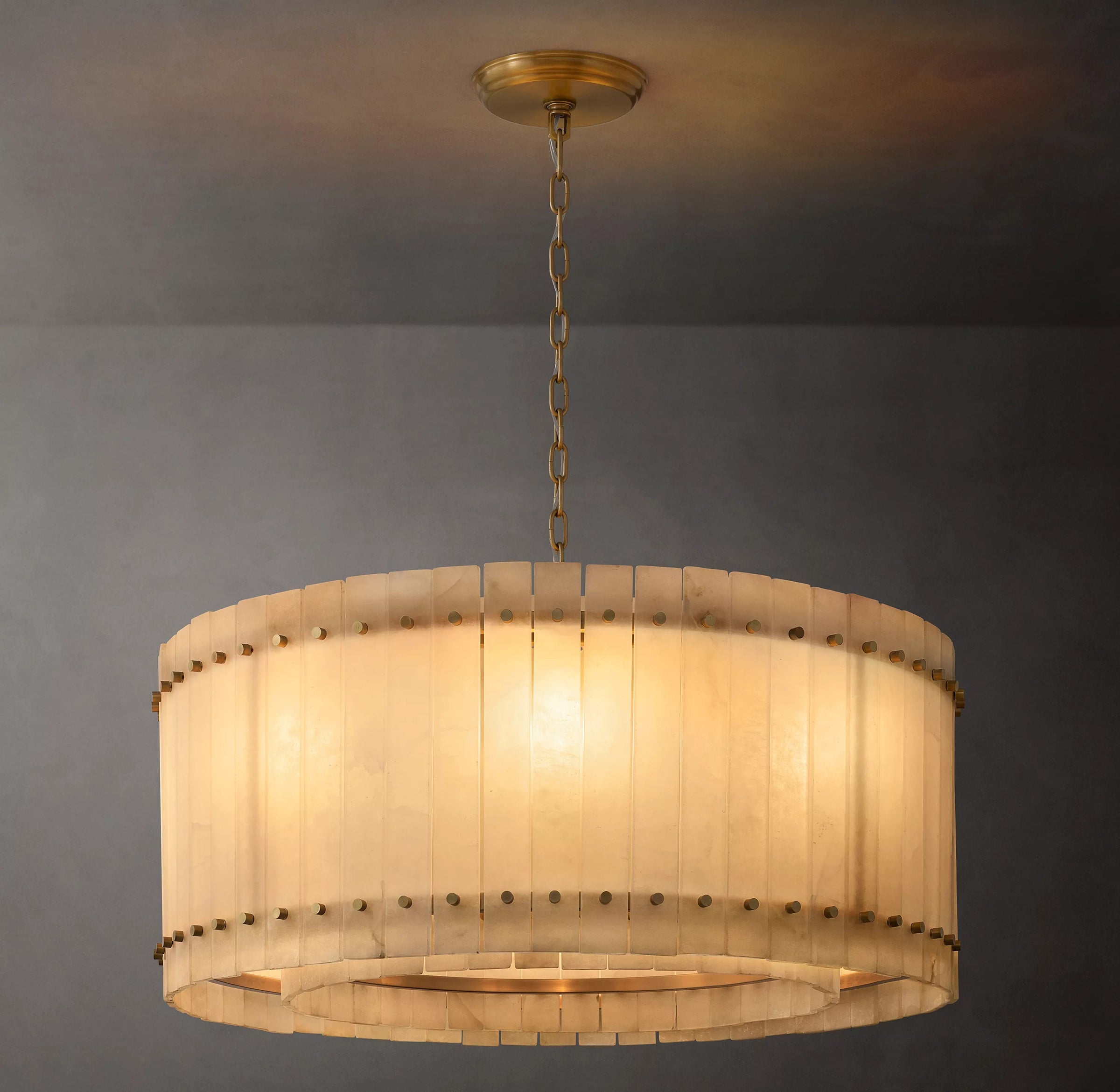 WOMO Alabaster Round Chandelier - San Marco