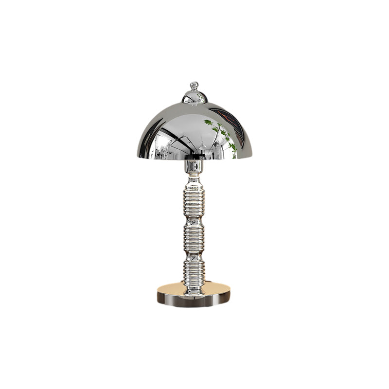 WOMO Dome Column Chrome Table Lamp-WM8047