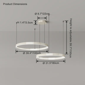 WOMO Circular Led Chandelier-WM2296