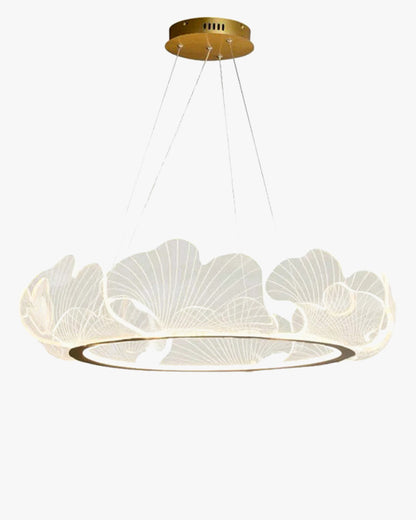 WOMO  Acrylic Ginkgo Leaf Chandelier - WM2000