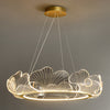 WOMO  Acrylic Ginkgo Leaf Chandelier-WM2000 thumbnail
