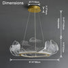 WOMO  Acrylic Ginkgo Leaf Chandelier-WM2000 thumbnail