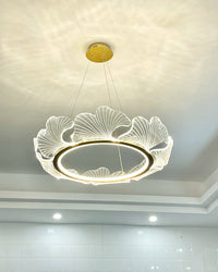 WOMO  Acrylic Ginkgo Leaf Chandelier-WM2000