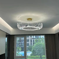 WOMO  Acrylic Ginkgo Leaf Chandelier-WM2000