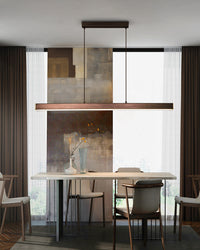 WOMO Minimalist Linear Kitchen Pendant Light-WM2002