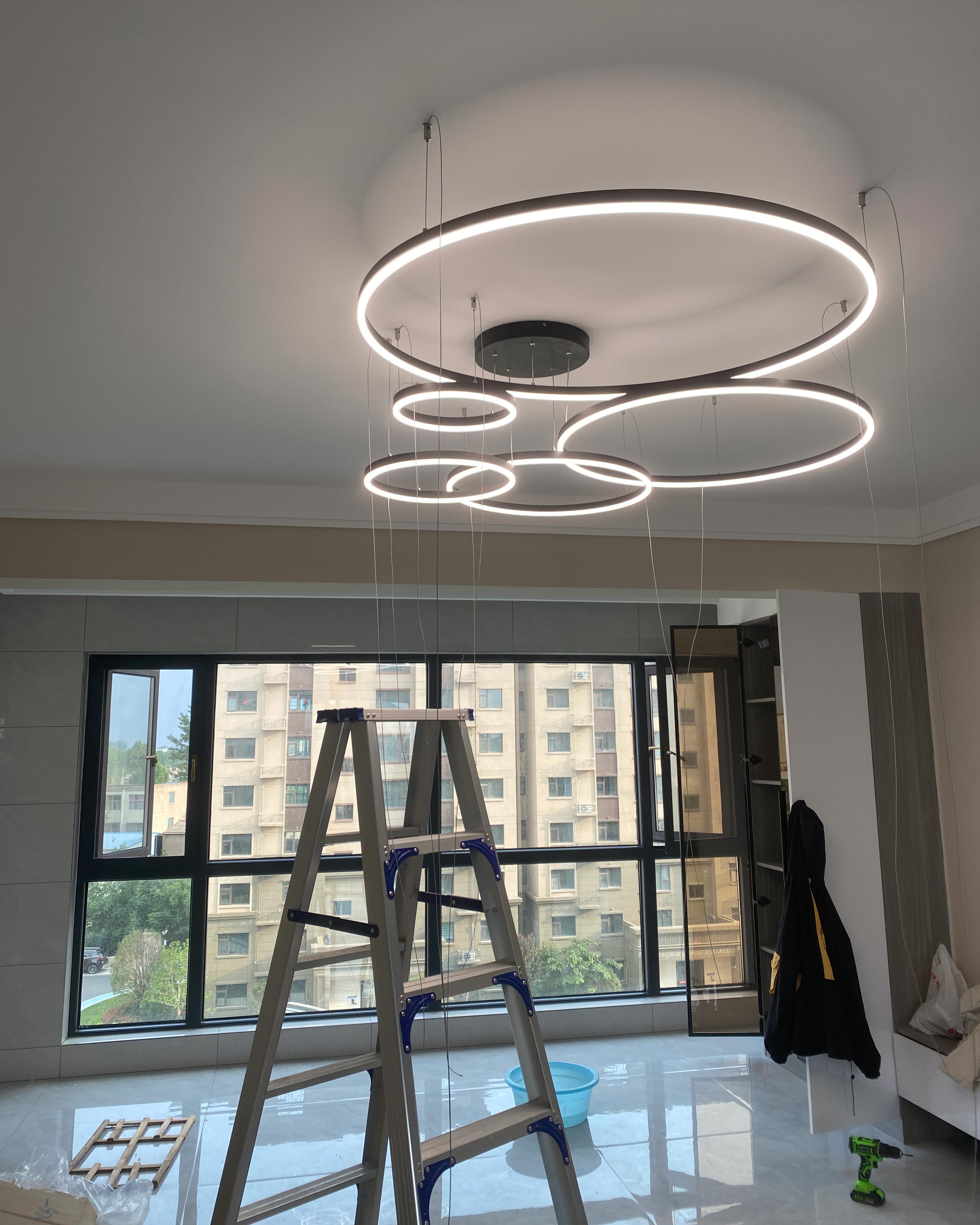 WOMO Multi LED Ring Chandelier-WM2003