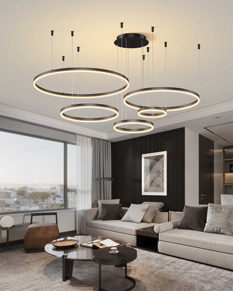 WOMO Multi LED Ring Chandelier-WM2003