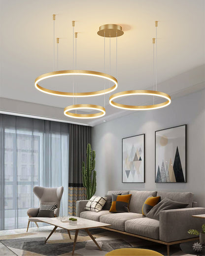 WOMO Wireless 3 LED Ring Chandelier-WM2003