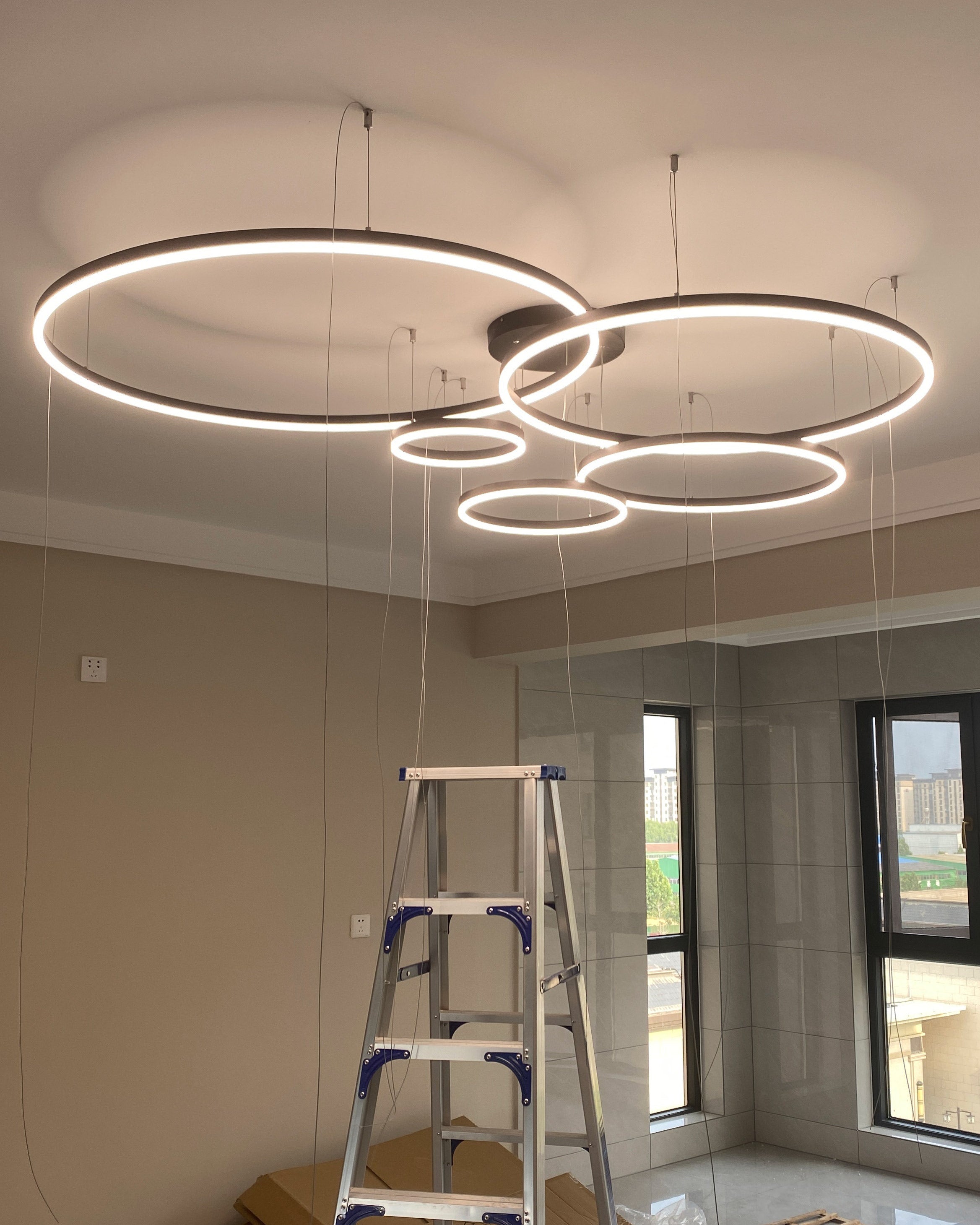 WOMO Multi LED Ring Chandelier-WM2003