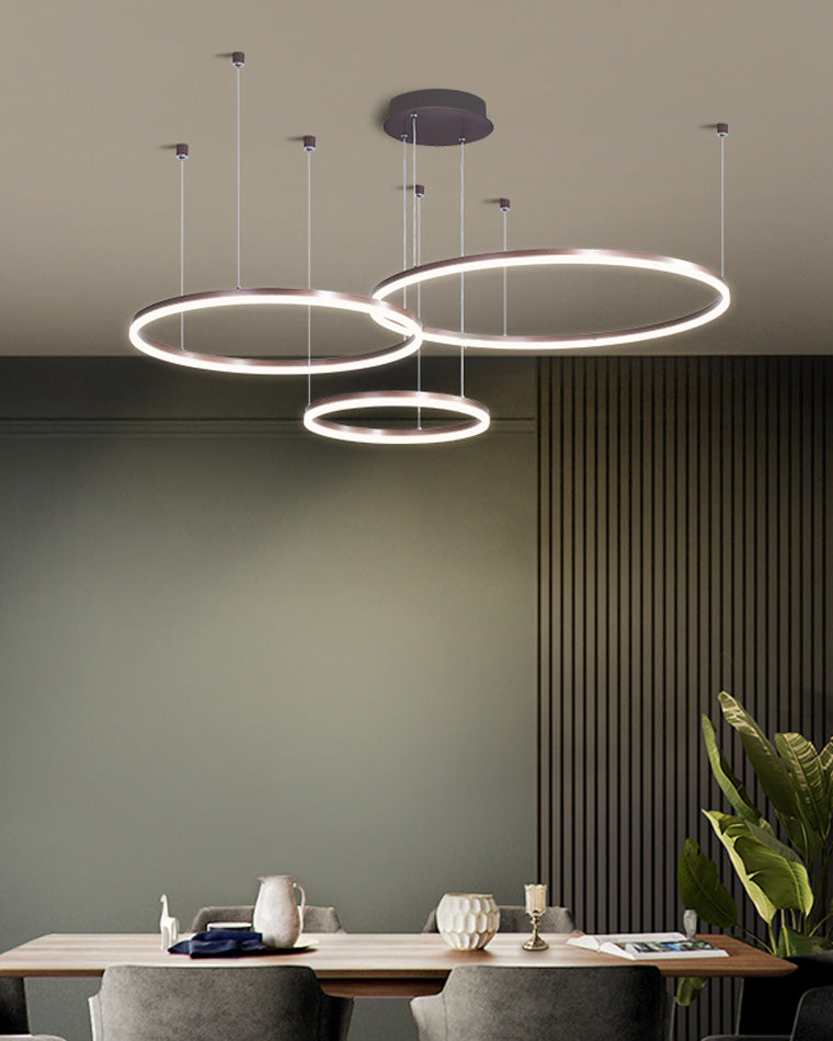 WOMO Wireless 3 LED Ring Chandelier-WM2003