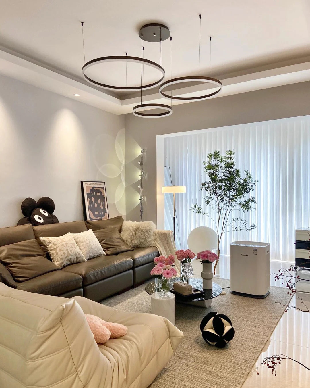 WOMO Multi LED Ring Chandelier-WM2003