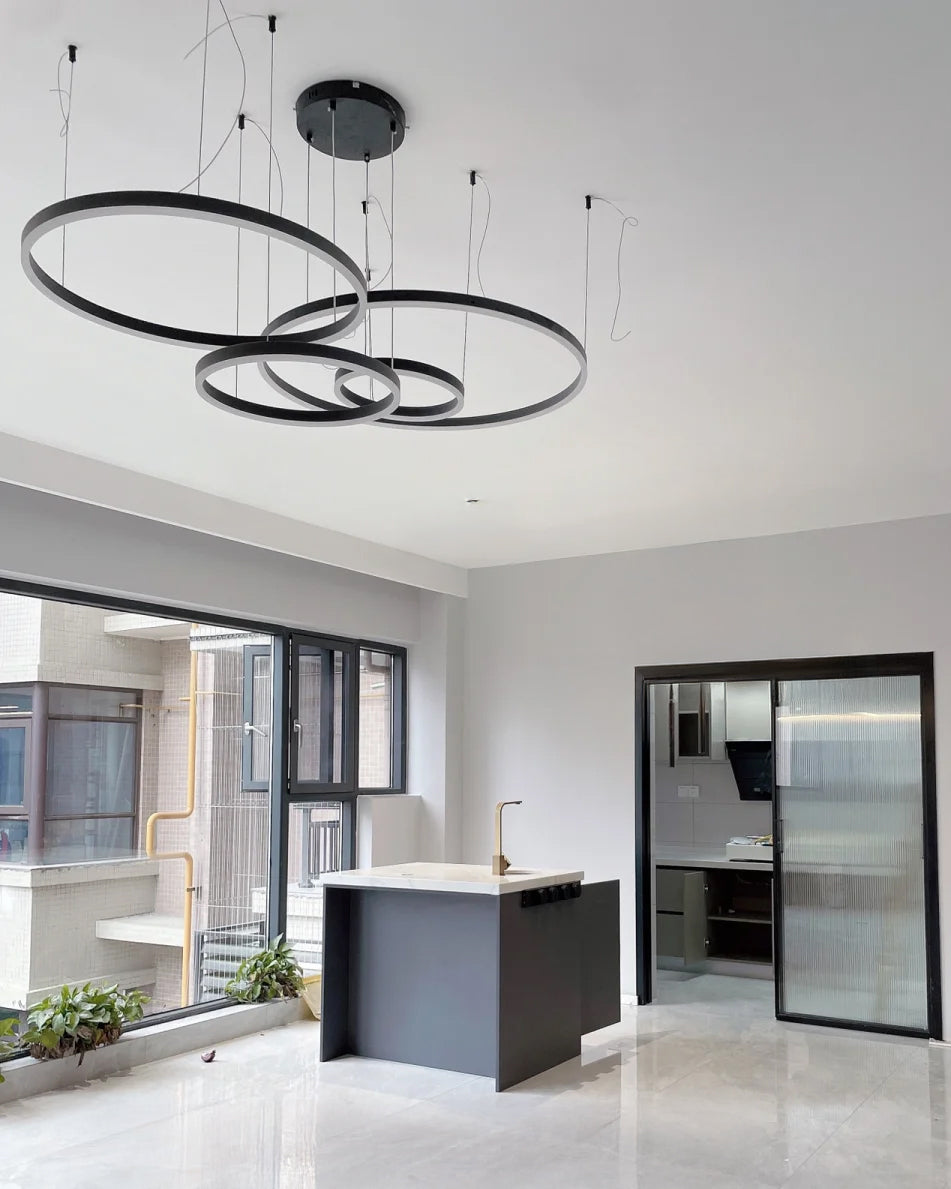 WOMO Multi LED Ring Chandelier-WM2003