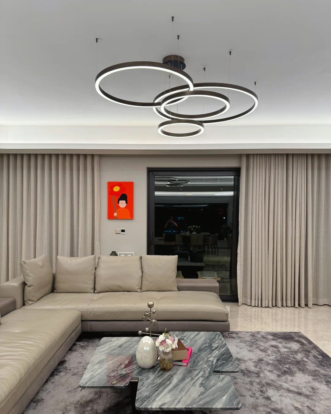 WOMO Multi LED Ring Chandelier-WM2003