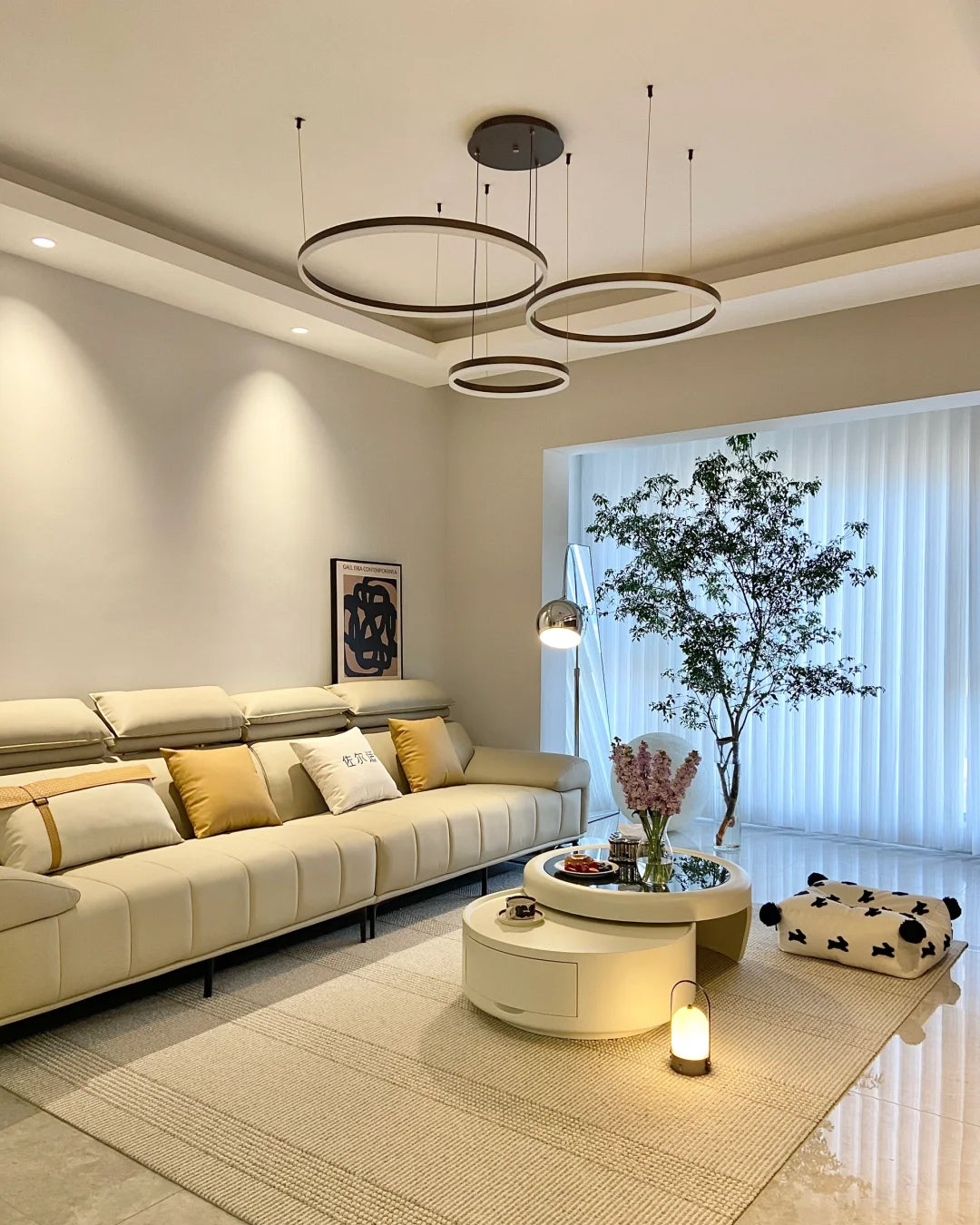 WOMO Multi LED Ring Chandelier-WM2003