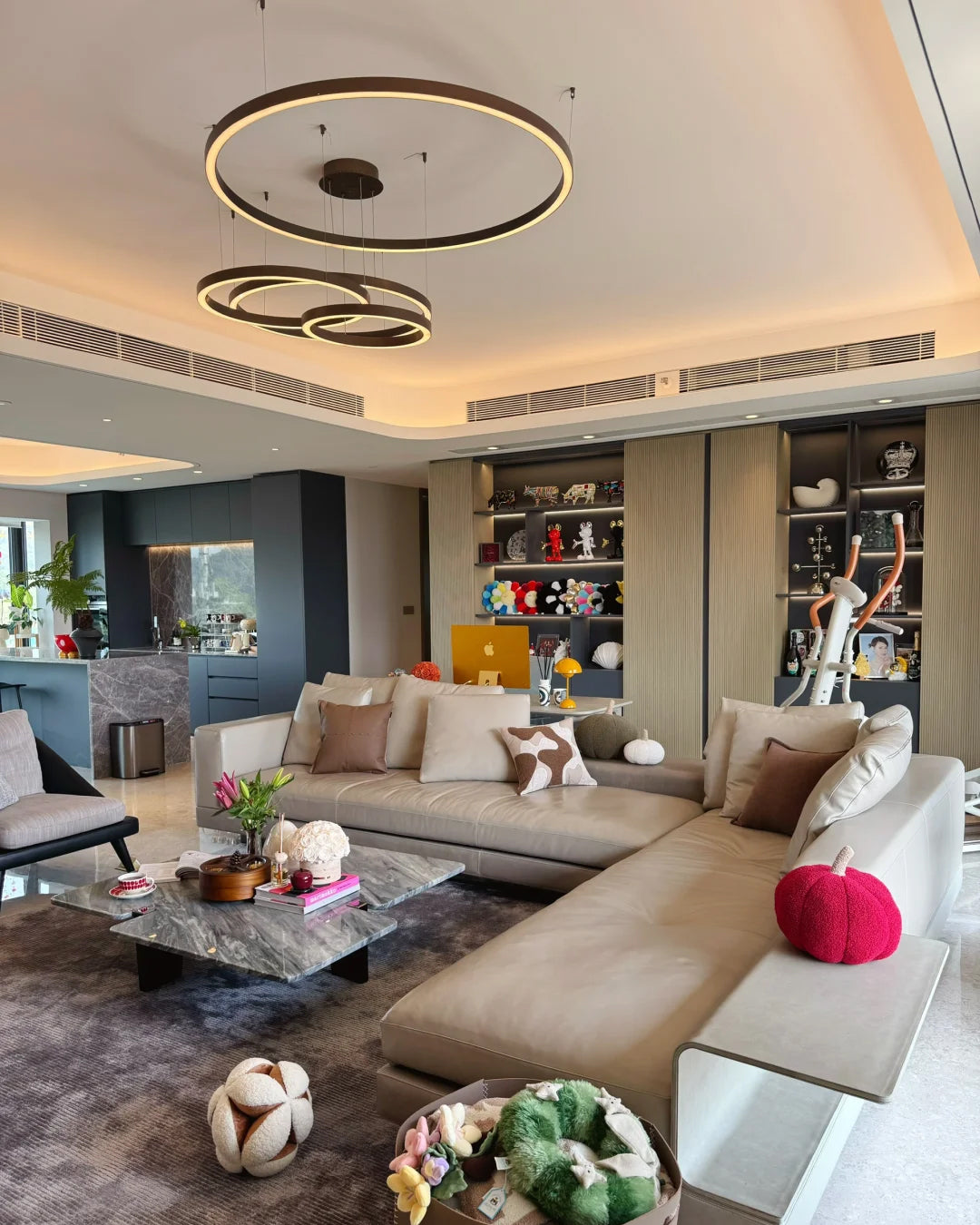 WOMO Multi LED Ring Chandelier-WM2003