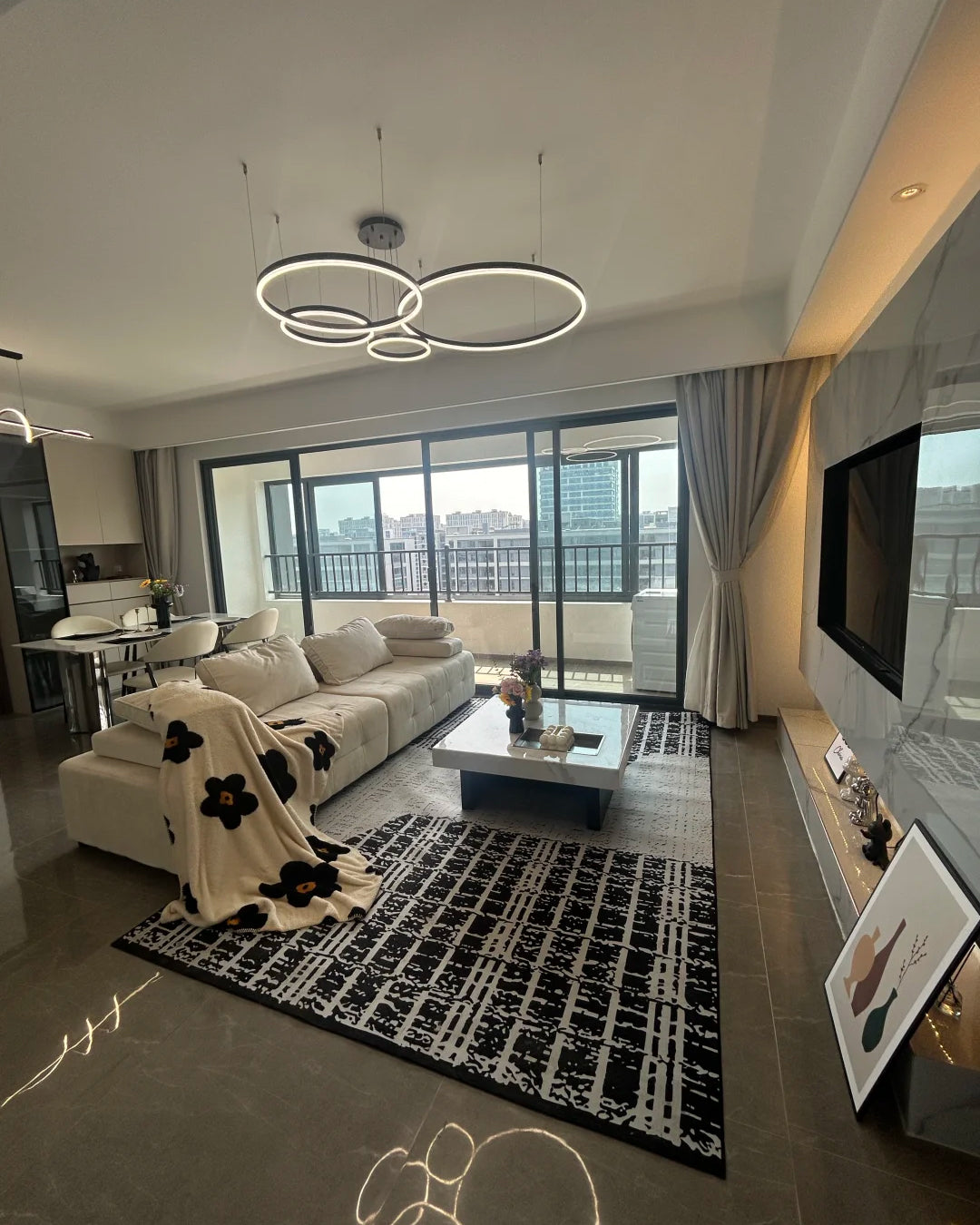 WOMO Multi LED Ring Chandelier-WM2003