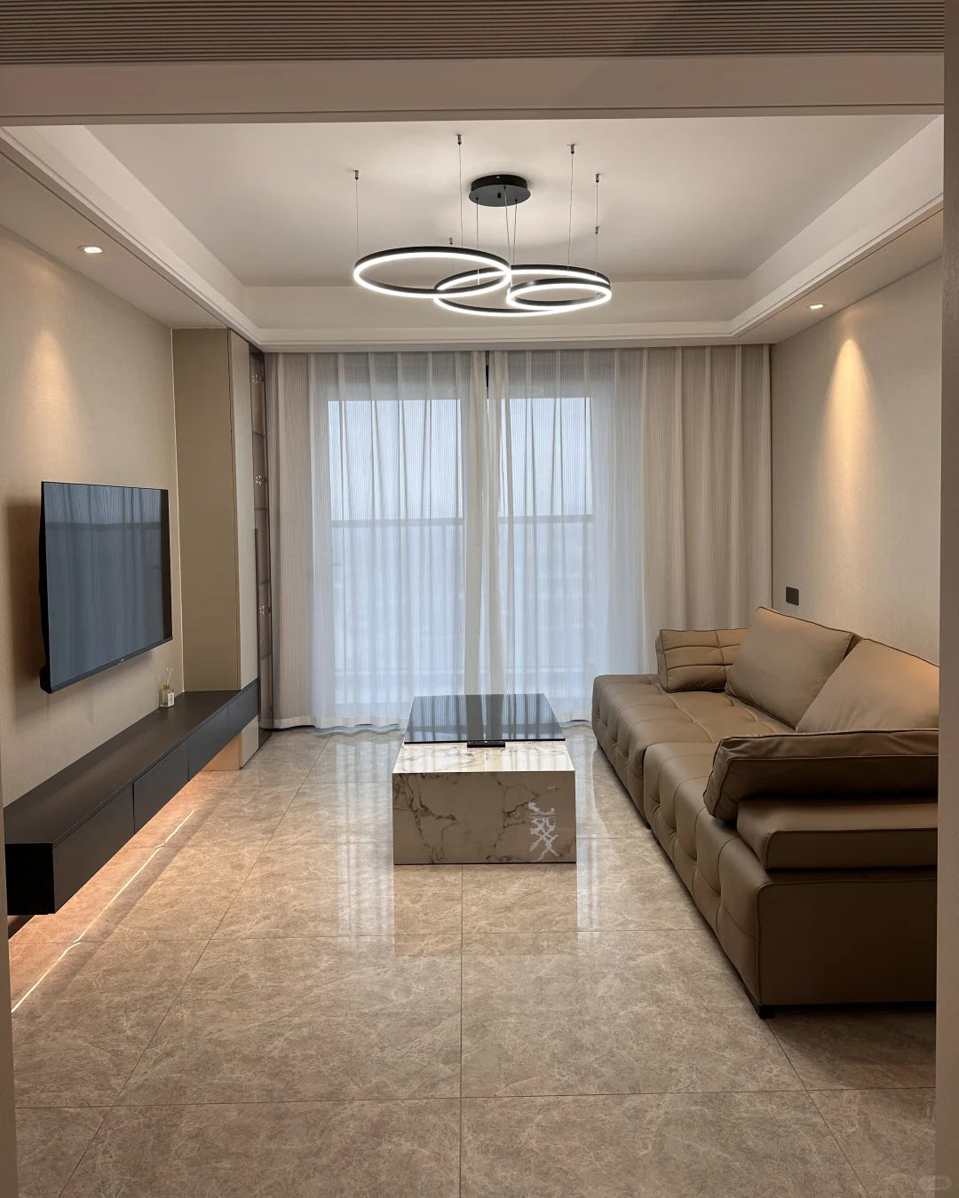 WOMO Multi LED Ring Chandelier-WM2003