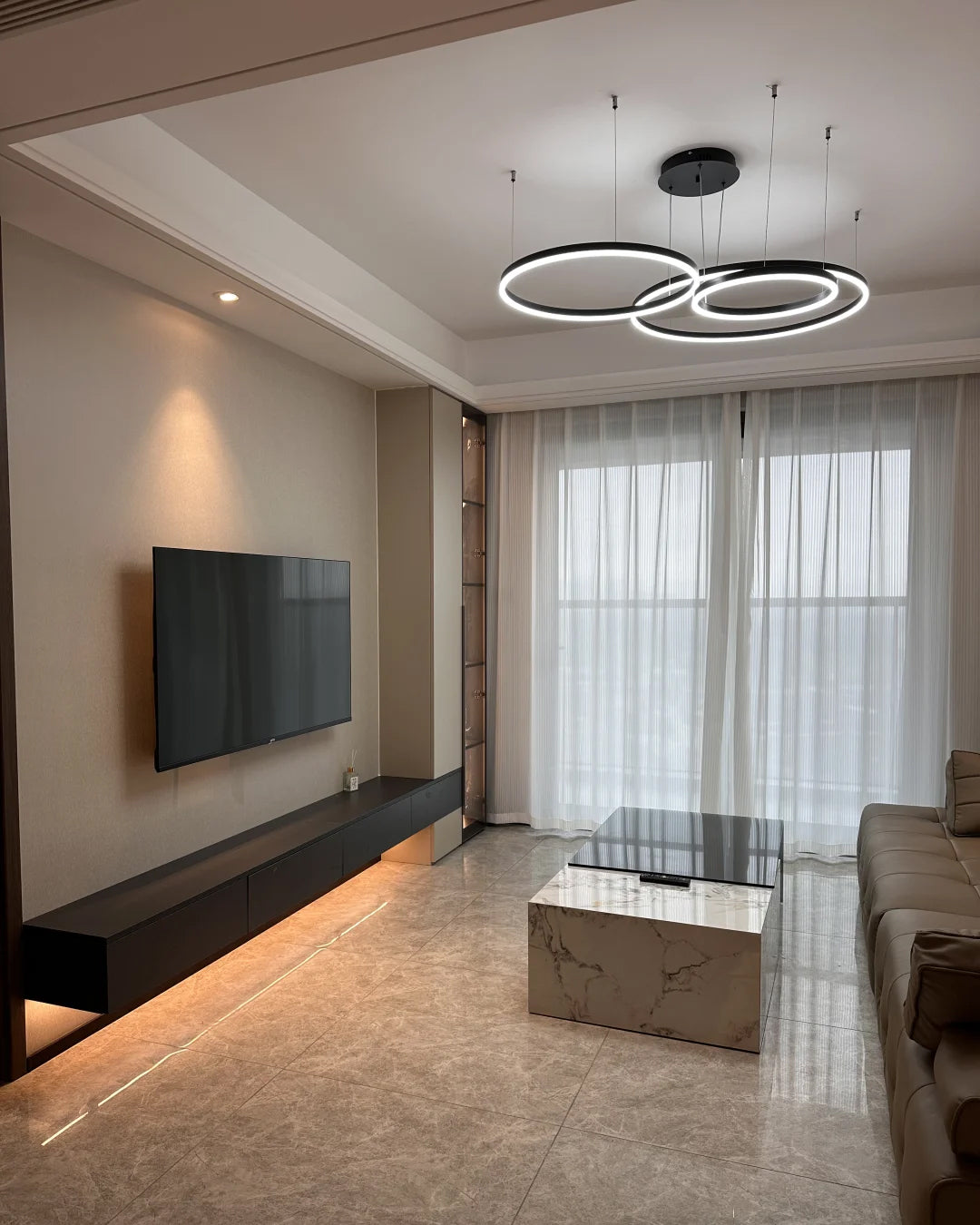 WOMO Multi LED Ring Chandelier-WM2003