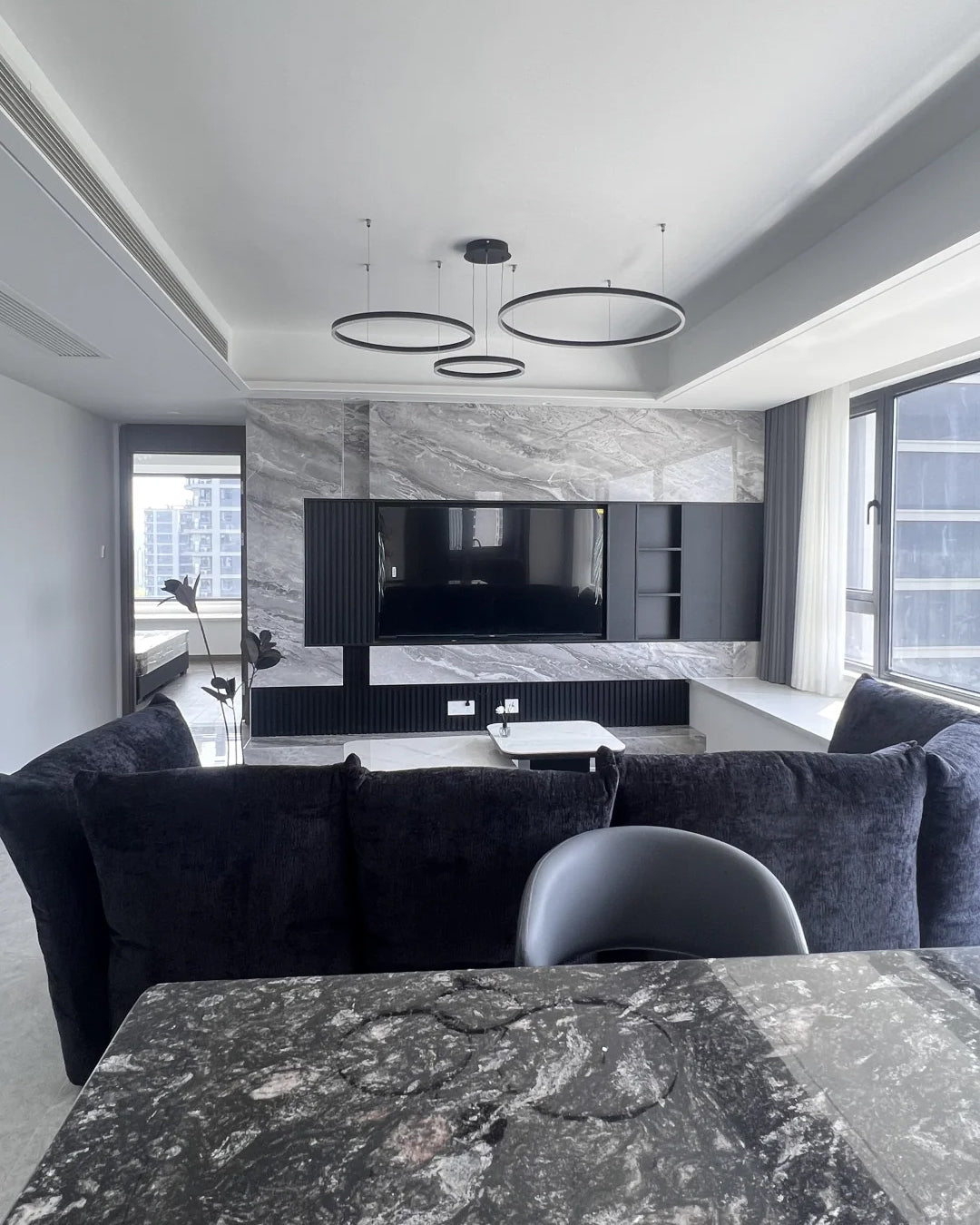 WOMO Multi LED Ring Chandelier-WM2003