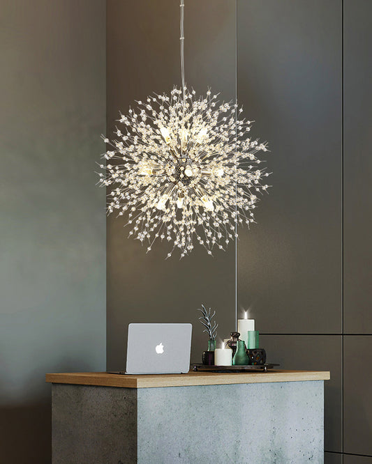 WOMO Dandelion Globe Crystal Chandelier-WM2004