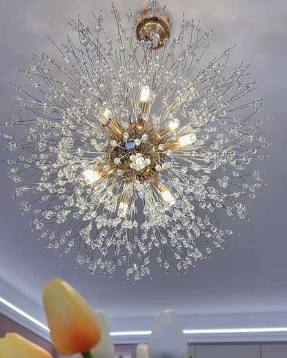 WOMO Dandelion Starburst Crystal Chandelier-WM2004