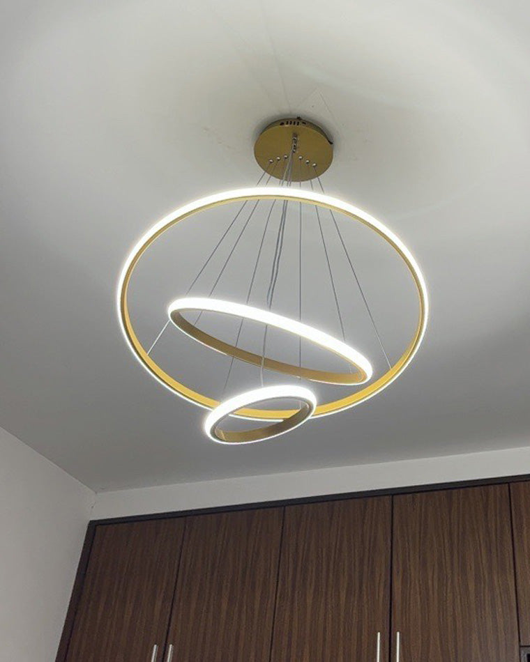 WOMO Tiered Led Ring Chandelier-WM2006