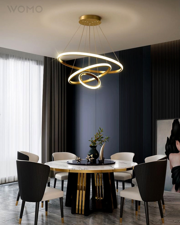 WOMO Tiered Led Ring Chandelier-WM2006