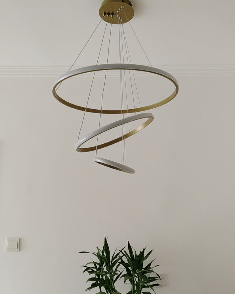 WOMO Tiered Led Ring Chandelier-WM2006