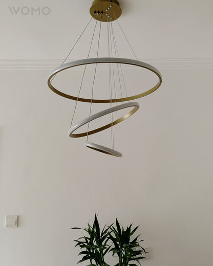 WOMO Tiered Led Ring Chandelier-WM2006