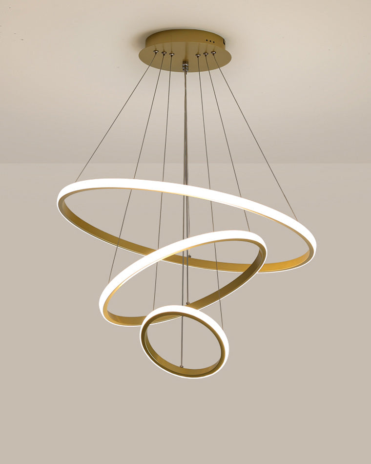 WOMO Tiered Led Ring Chandelier-WM2006
