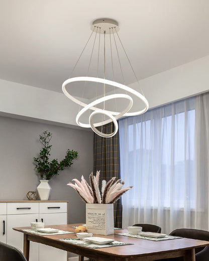 WOMO Tiered Led Ring Chandelier-WM2006