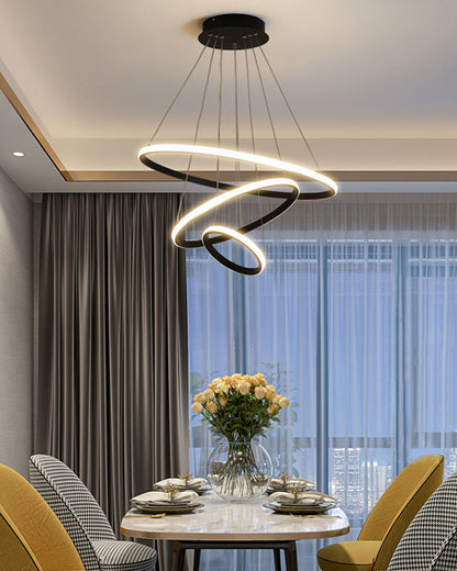 WOMO Tiered Led Ring Chandelier-WM2006