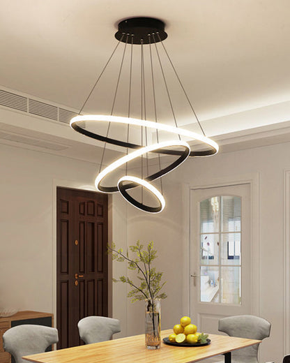 WOMO Tiered Led Ring Chandelier-WM2006