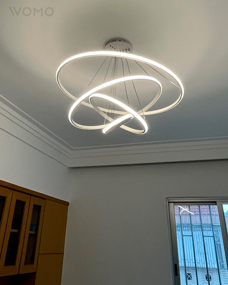 WOMO Tiered Led Ring Chandelier-WM2006