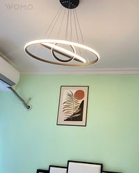 WOMO Tiered Led Ring Chandelier-WM2006